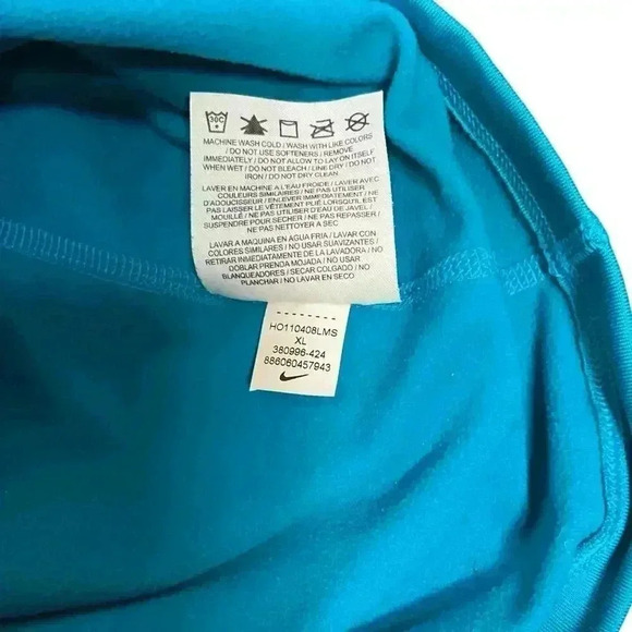 Nike Pro Combat Dri-Fit Fitted Blue Fleece Lined Therma-Fit Size XL NWOT - Picture 13 of 13